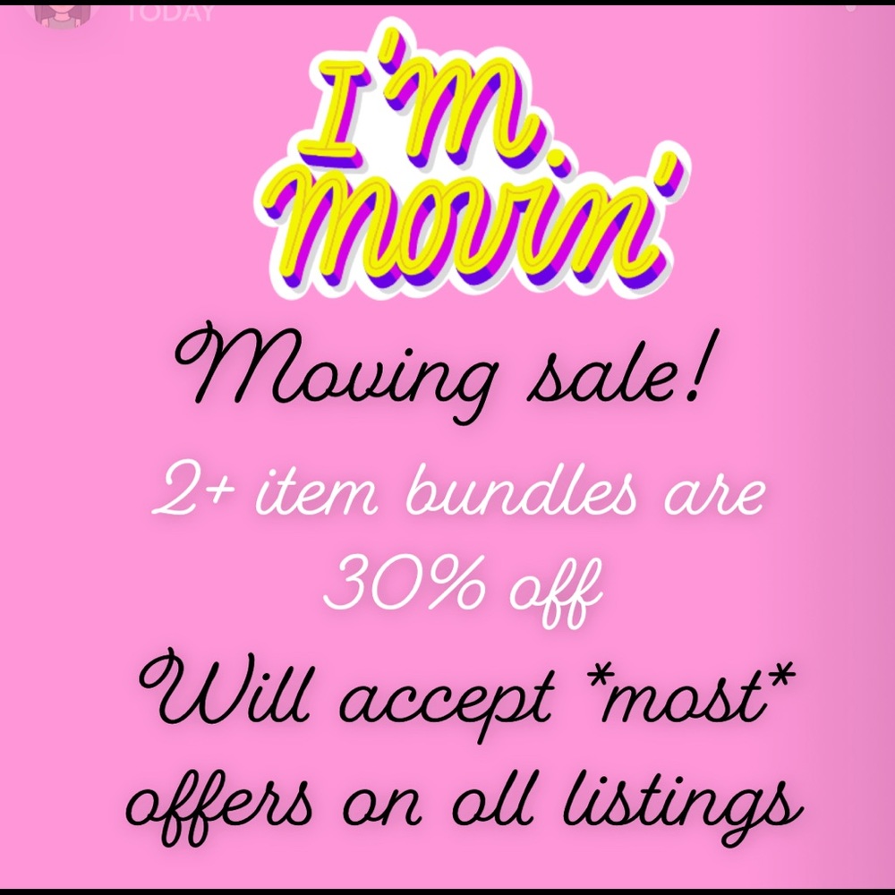 Moving Sale! Accepting most offers!